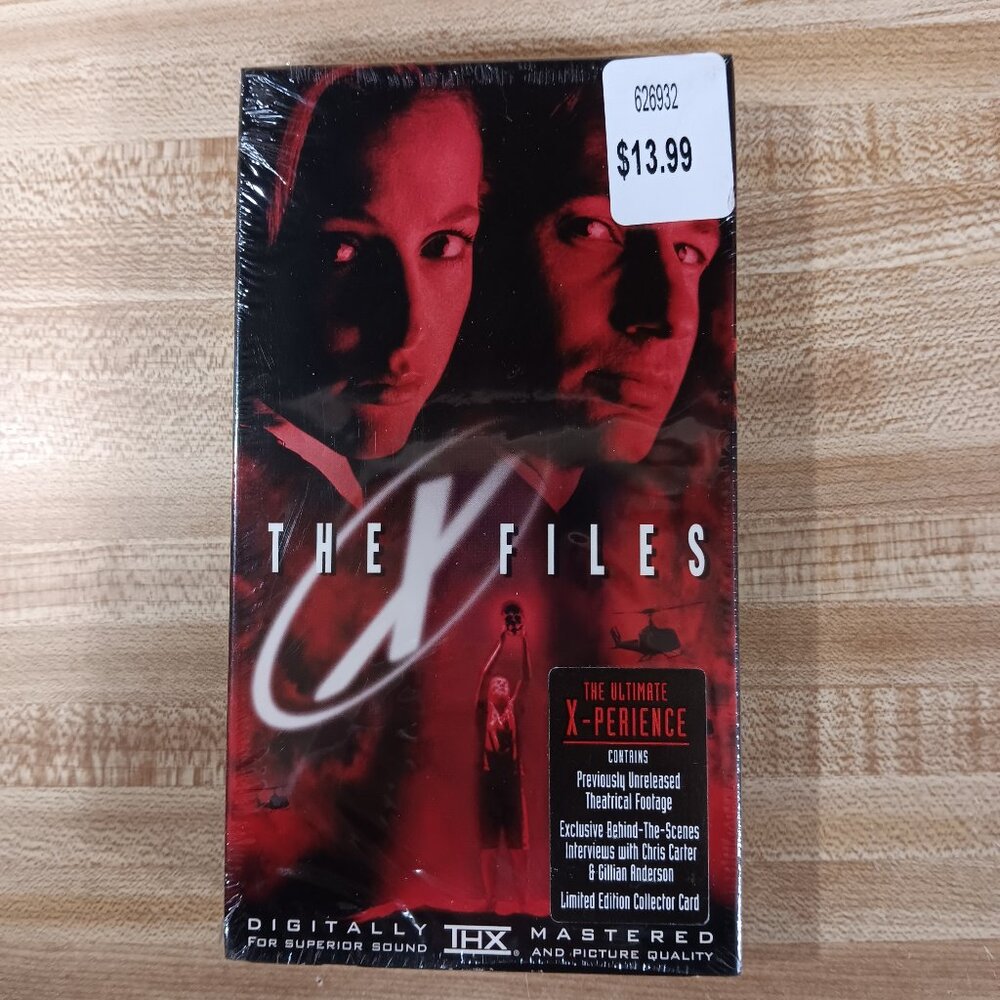 The X-Files Fight the Future VHS 1998 THX Duchovny Anderson Landau Scifi Horror